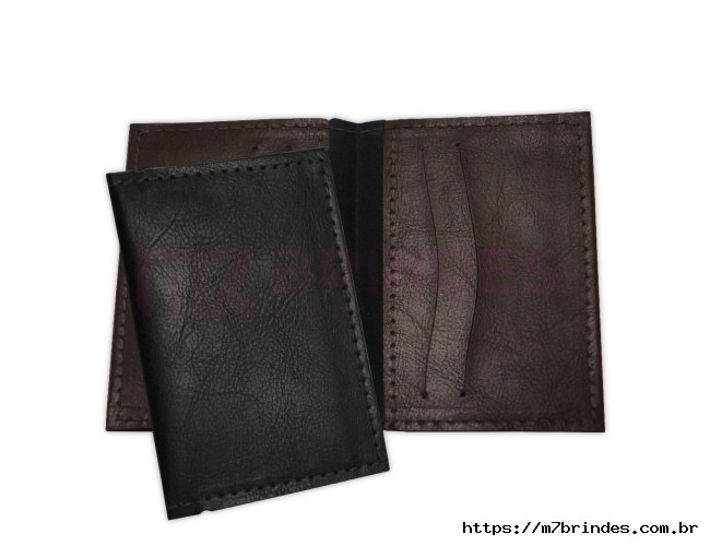 Porta Cart�o Couro Sint�tico