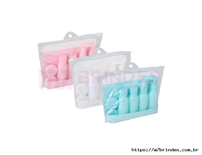 Kit Viagem Plstico 6 Peas