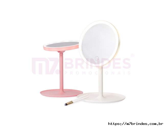 Espelho de Mesa Plstico com LED