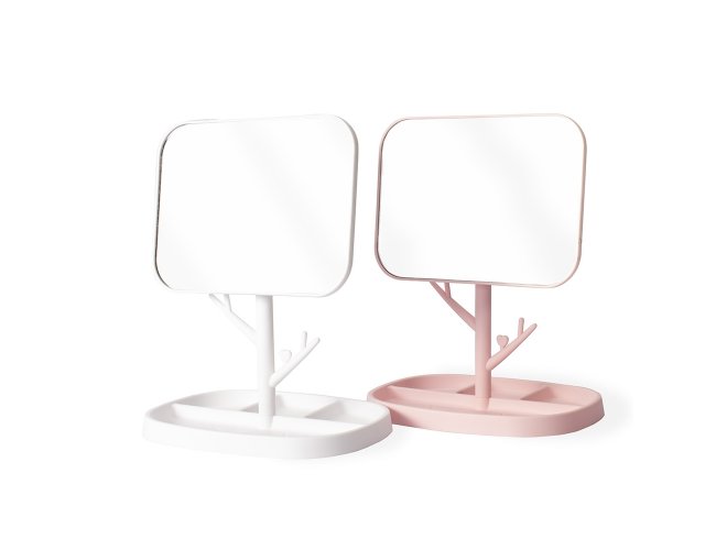 Espelho de Mesa Pl�stico