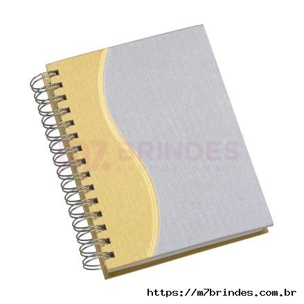 Agenda Wire-o Metalizada S Ouro