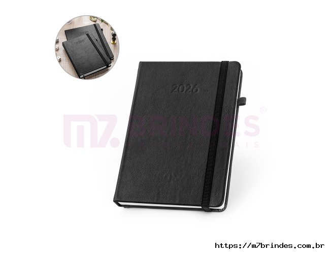 Agenda B5 em PU  base de gua
