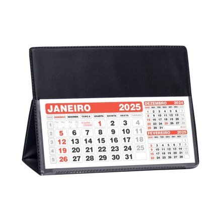 Calendrio de Mesa Grande em PVC