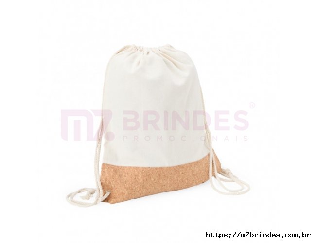 Mochila Saco de Lona e Cortia