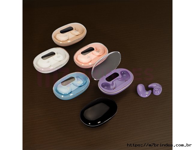 Fone de Ouvido Bluetooth com Case Carregador