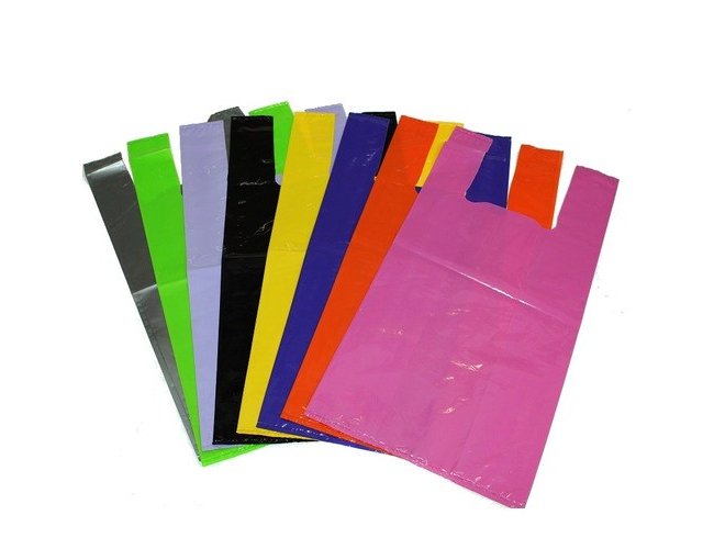 SACOLA PLASTICA ALA CAMISETA