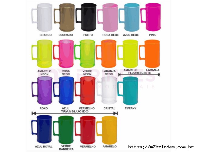 Caneca de Chopp Acrlico