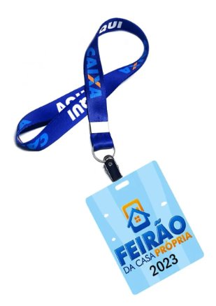 CREDENCIAL COM CORDO PERSONALIZADO