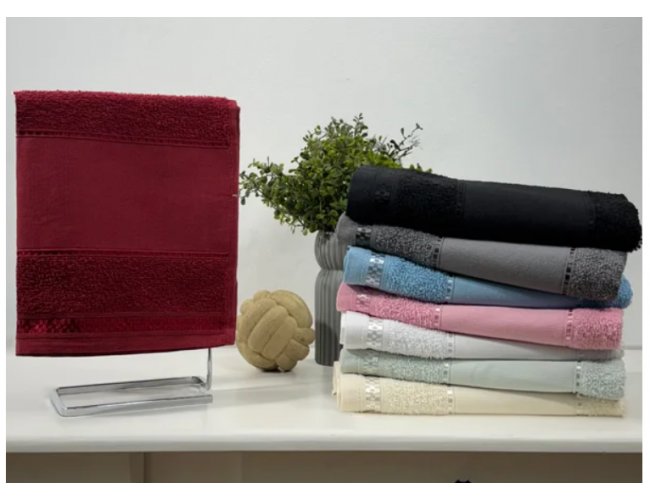 Toalha de Lavabo para Bordar Ponto Russo 330g/m� - Slim Decora