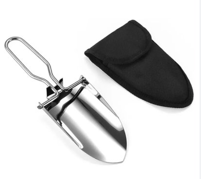 Mini Pá Dobrável Aço Inox