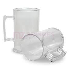 Caneca de Chopp Acrilico PS Cristal  450ml