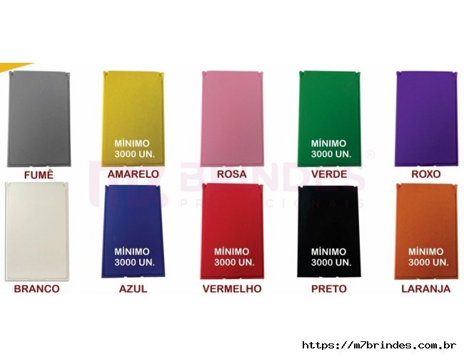 Espelho de Bolsa Colorido Personalizado