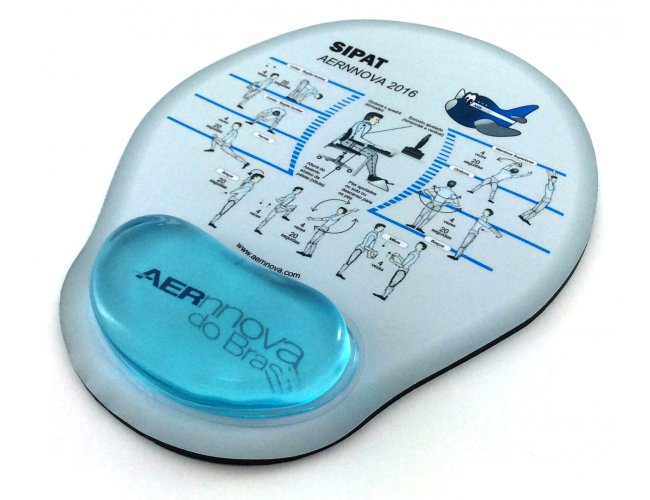 Mouse Pad Com Apoio em Gel