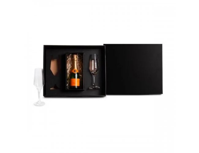 Jogo De Taas De Vidro P/ Champagne 186 Ml - 2 Ps - No Acompanha A Garrafa