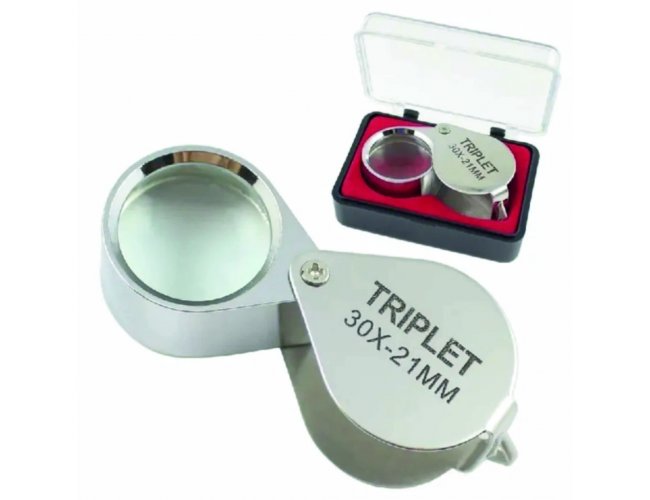 LUPA PROFISSIONAL AUMENTO 30X - 21MM