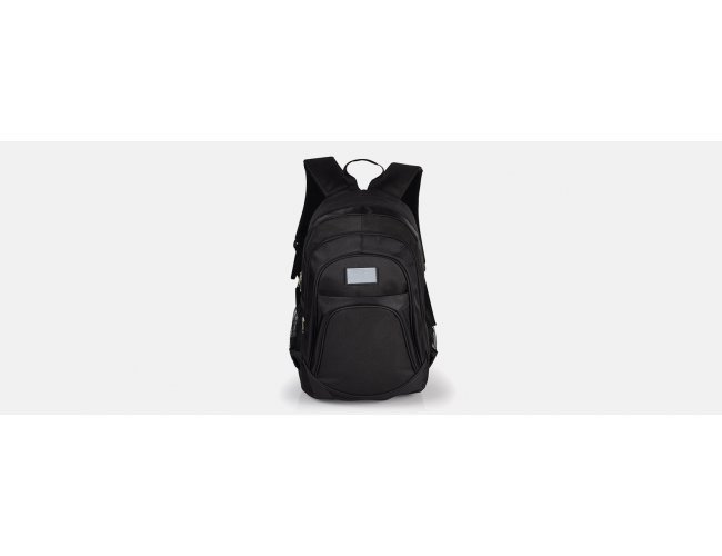 MOCHILA PRETA EM POLYESTER 1680D / 600D