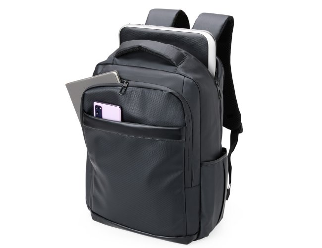 Mochila Couro Sinttico USB 21 Litros