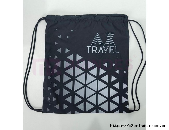 MOCHILA SACO POLIÉSTER - SUBLIMAÇÃO