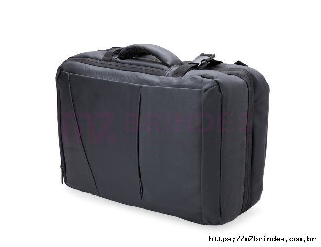 Mochila/mala Expans�vel de Couro Sint�tico 36 Litros