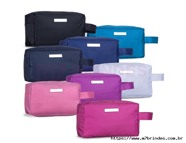 Necessaire PVC Impermevel com Plaquinha