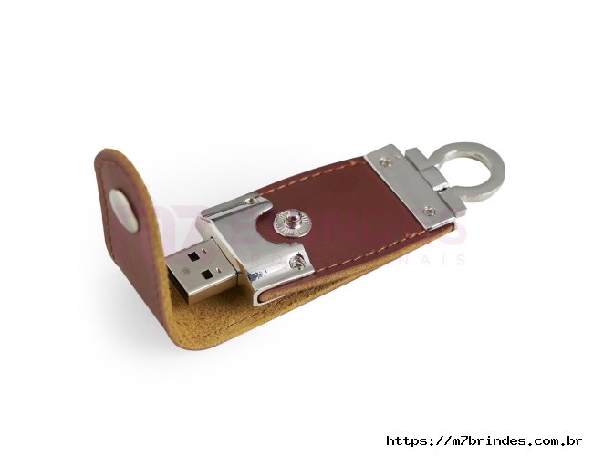 Pen Drive Couro 4GB/8GB/16GB