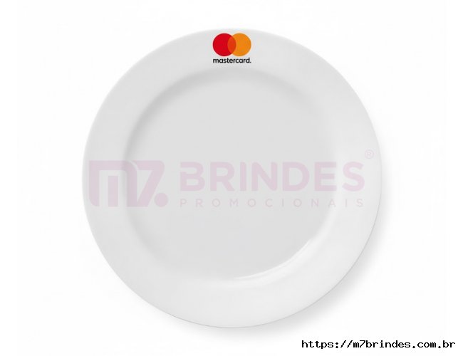 PRATO RASO PORCELANA DE 25CM