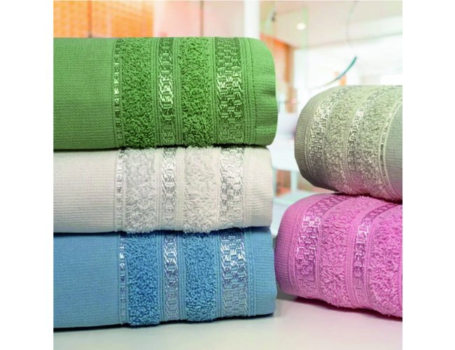 Toalha de Banho para bordar Ponto Russo 350g/m - Slim Decora - 65x1,35cm