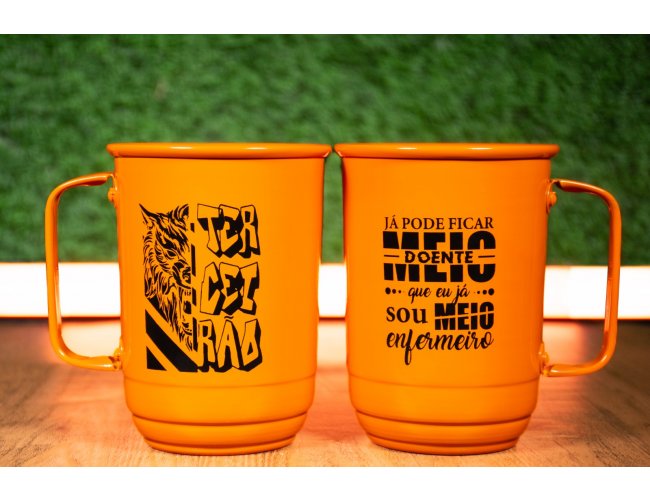 CANECA DE ALUMINIO 500 ML